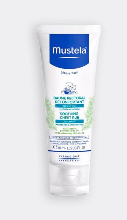 Actual product image Mustela Bébé Soothing Chest Rub