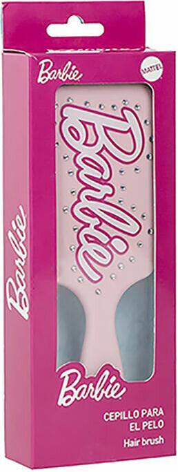 Actual product image Cerda Barbie Logo Rectangular Brush 22 cm