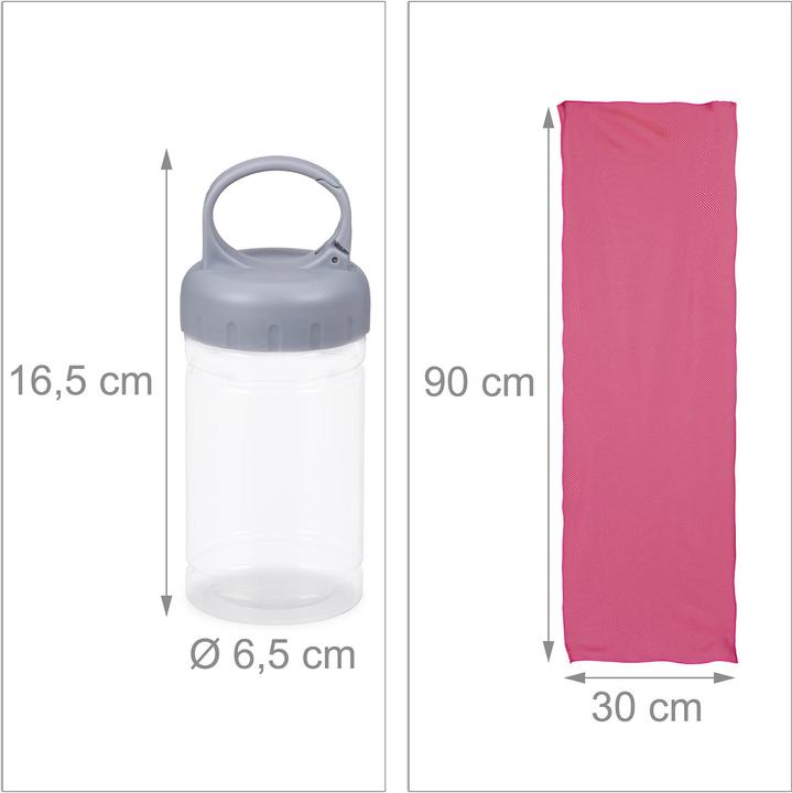Actual product image Relaxdays Cooling Towel Set, Pack Of 2
