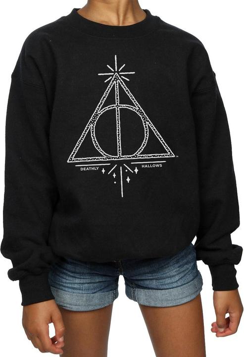 Immagine prodotto Deathly Hallows Symbol Felpa Ragazze (140, 146)