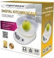Actual product image Esperanza KITCHEN SCALE WITH COCONUT DOUBLE