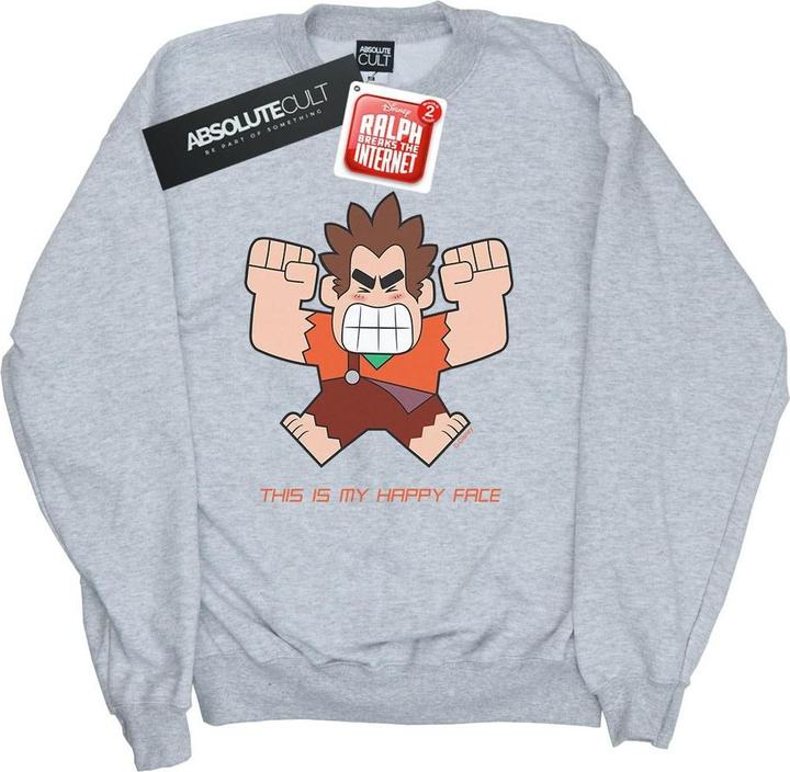 Produktbild Disney Wreck It Ralph Happy Face Sweatshirt (L)