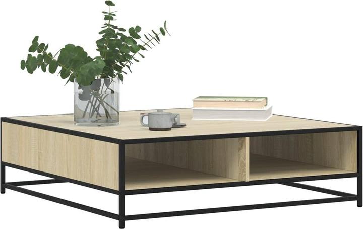 Produktbild VidaXL Couchtisch Beistelltisch Kaffeetisch Sofatisch Teetisch Sonoma-Eiche (100 x 100 x 30 cm)