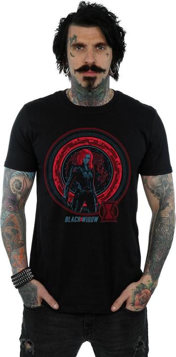 Image du produit - T-shirt BLACK WIDOW MOVIE COMPUTER GLOBE - Homme (S)