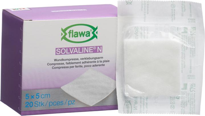 Produktbild Flawa Solvaline N Kompressen 5x5cm steril