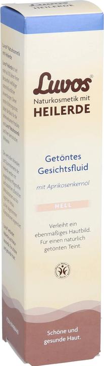 Actual product image Luvos Tinted face fluid light natural cosmetics with healing clay (50 ml, Tinted Day Cream)