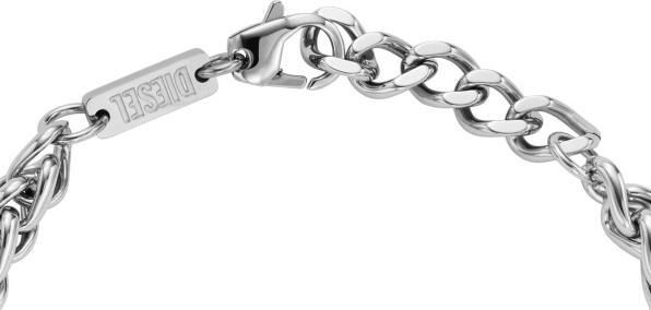 Image du produit Diesel Bracelet en acier (16.50 cm, Acier inoxydable)