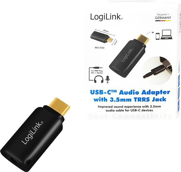 Actual product image LogiLink 3.5 mm USB-C (Digital -> Analog)