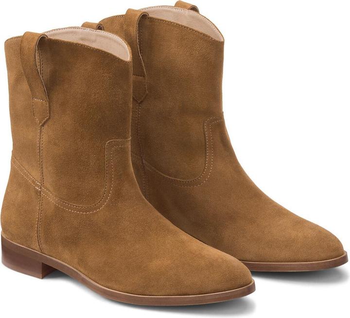 Actual product image La Redoute Collections Flache Boots aus Veloursleder (39)