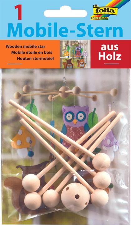 Image du produit Folia Étoile mobile en bois