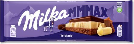 Produktbild Milka Tafelschokolade Mmmax Triolade 280 g (280 g)