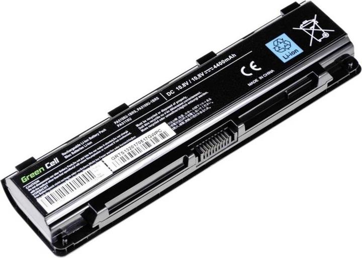 Produktbild GreenCell TS13V2 Baterija Žalias Cell PA5109U-1BRS for Toshiba Satellite C50 C50D C55 C55D C70 C75 (6 Zellen, 4400 mAh)