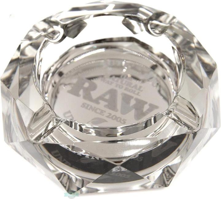 Actual product image RAW The Dark Side Glass Ashtray