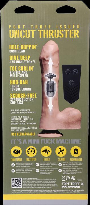 Productafbeelding Fort Troff Uncut Thruster - Mini Neukmachine + Afstandsbediening