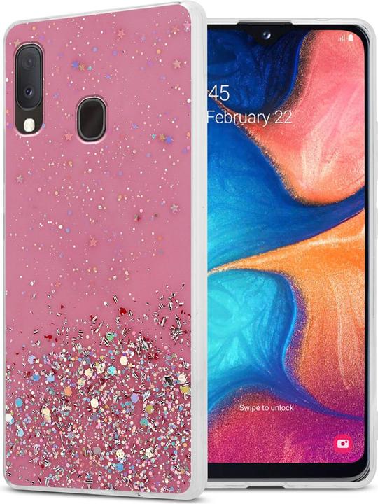 Produktbild Cadorabo TPU Cover funkelnder Glitter (Samsung Galaxy A20e, Samsung Galaxy A10e)