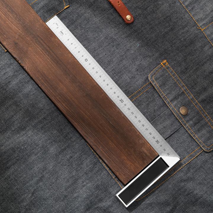 Actual product image Deli Tools Steel Angle Ruler EDL302350, 350mm (350 mm)