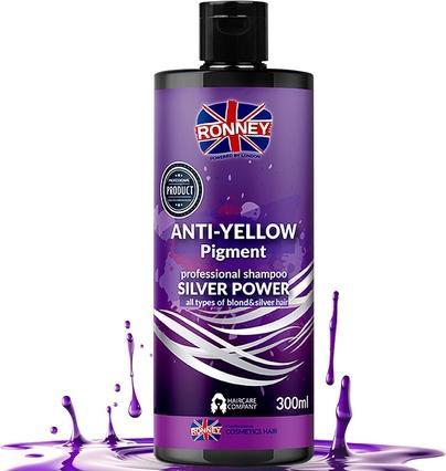 Produktbild Ronney Professional Silver Power Anti-Yellow Pigment Shmapoo Shampoo For Blonde. Bleached And Grey