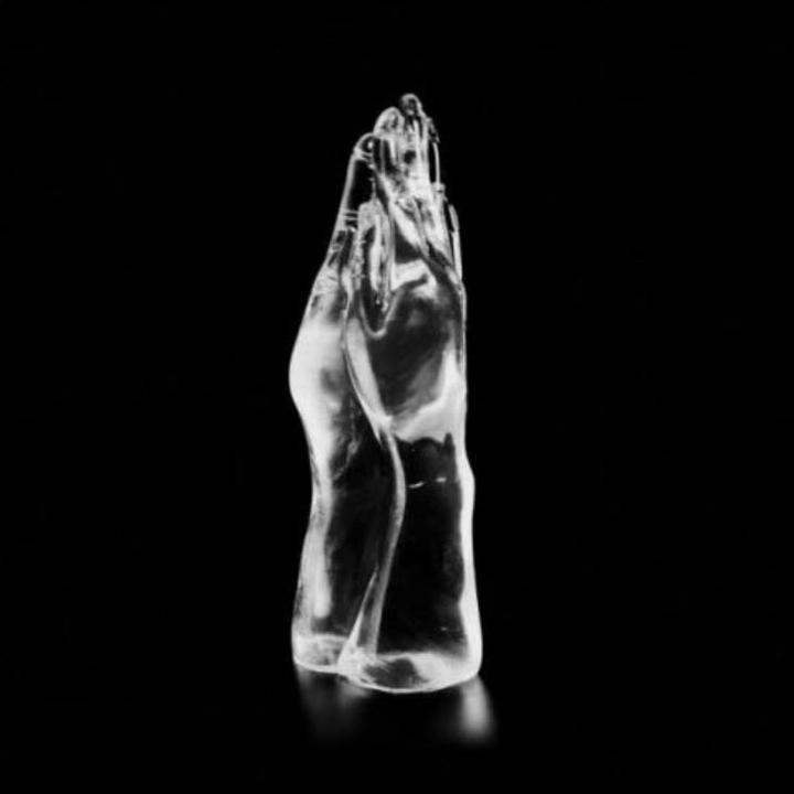 Actual product image GayStore Dark Crystal Clear Double Hand Dildo DCC25