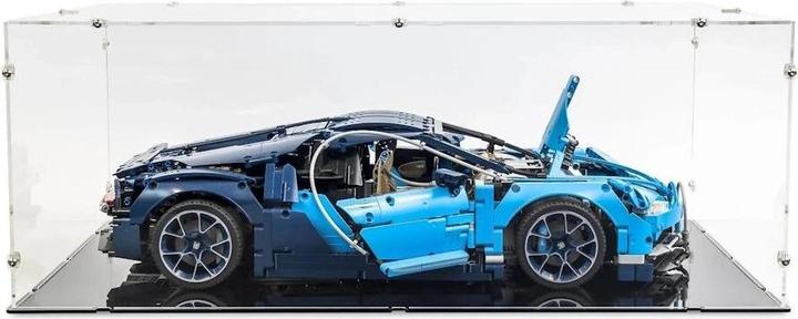 Produktbild iDisplayit Acryl-Display XL für LEGO® 42083 Bugatti Chiron (mit schwarzem Boden)