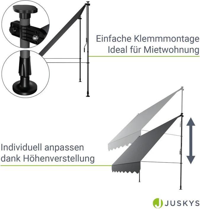 Produktbild Juskys Klemmmarkise Kapstadt (2.50 m)