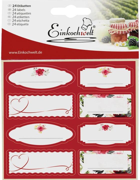 Actual product image Einkochwelt Self-adhesive labels (24 pcs.)