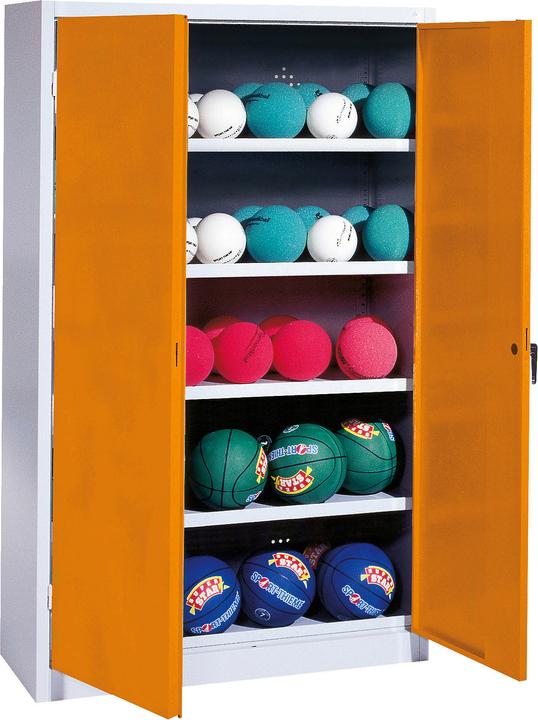 Immagine prodotto C+P Armadio a sfera (HxLxP: 195x150x50 cm, con porte a battente in lamiera piena, tipo 3)
