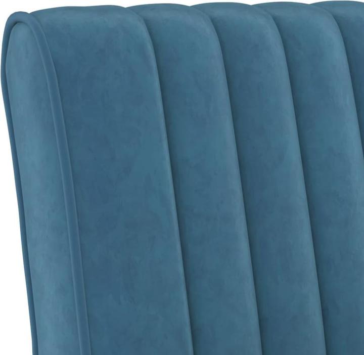 Produktbild VidaXL Polsterstuhl Blau Samt