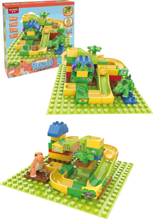Decar PLAYSET BRICKS 36PZ THEME DINOSAURS H37XL28CM
