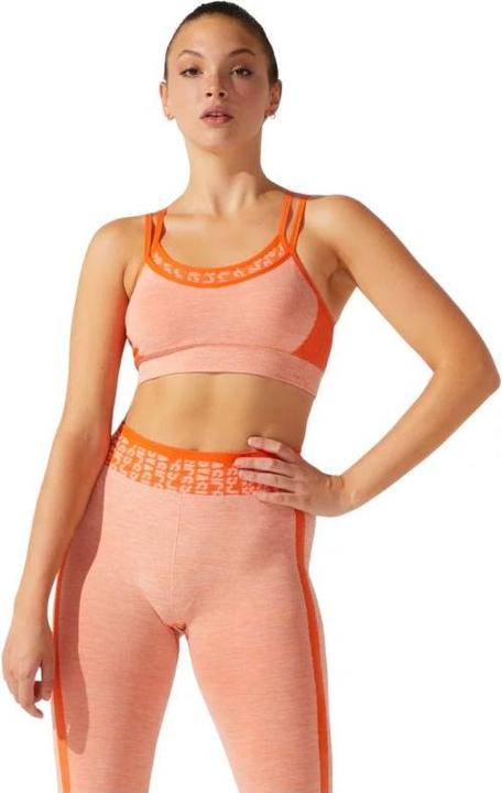 Actual product image ASICS Performance Asics Cropped Logo Seamless Bra 2032B791-800 - S (S)
