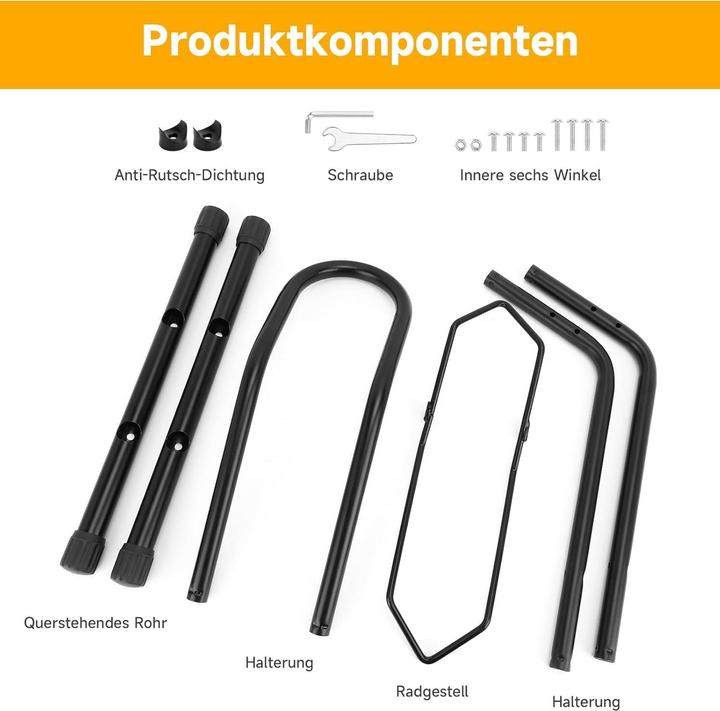 Image du produit Cbx Freistehender Boden Fahrradständer, Fahrradhalter für Vorderrad oder Hinterrad