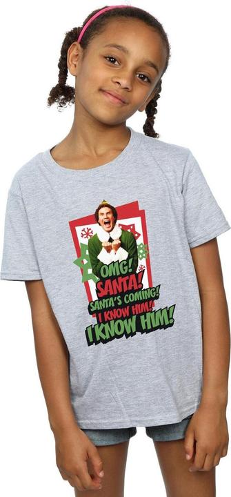 Immagine prodotto Elf OMG Santa Maglietta Ragazze (152, 158)