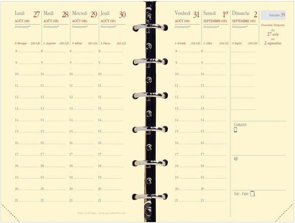 Actual product image Quo Vadis Replenishment for appointment planner 2023, timer 14