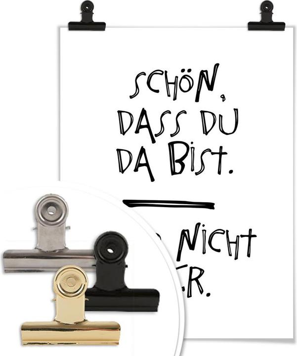 Produktbild Trenddeko Schön, dass du da bist (40 x 50 cm)