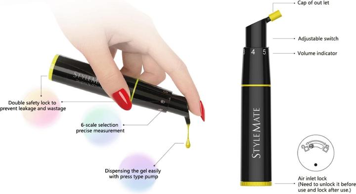 Immagine prodotto Trisa Gelfarbe Stylemate Gelb (Essiccatore smalto per unghie, Giallo)