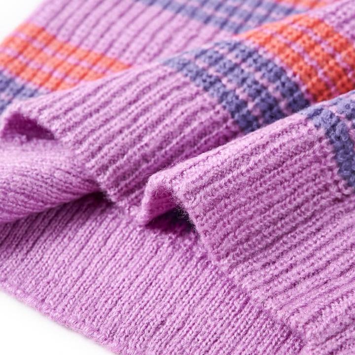Produktbild VidaXL Kinderpullover mit Streifen Gestrickt Lila und Rosa (116)