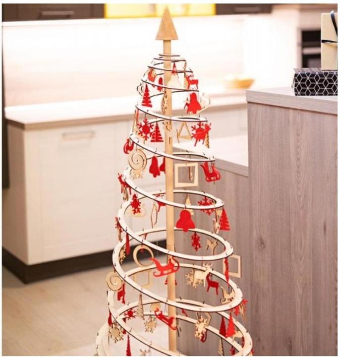 Image du produit Spira Christmas Tree Arbre de Noël SPIRA LARGE OVAL