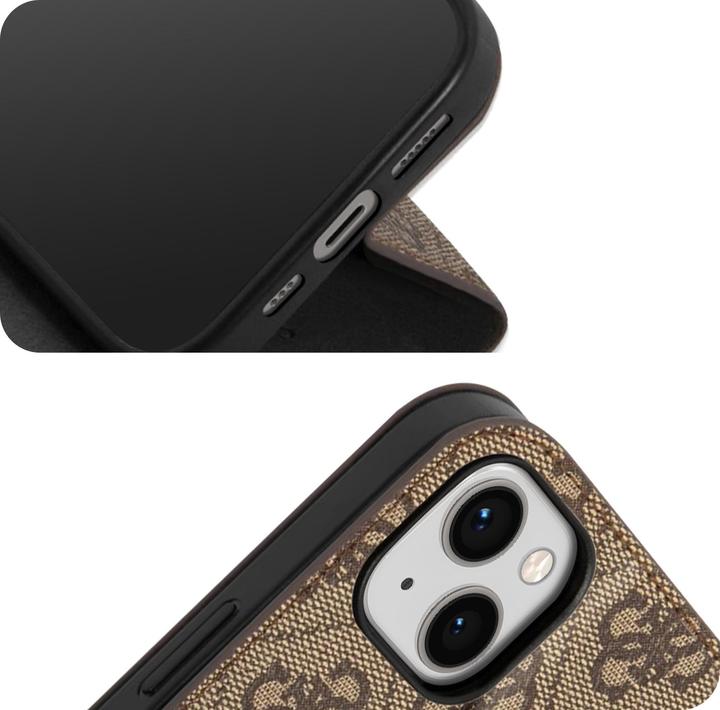 Immagine prodotto Guess GUBKP14SHG4SHW iPhone 14 6.1" brązowy/marrone libro 4G Vintage Gold Logo (Apple iPhone 14)