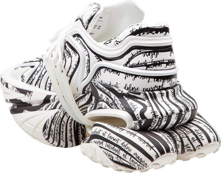 Produktbild Balmain sneakers unicorn wave with "lettera damore" writing color black/white (40)