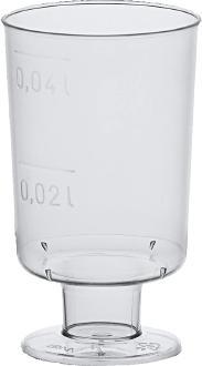 Immagine prodotto Starpak Bicchieri a stelo per grappa cl monoblocco (20 x)