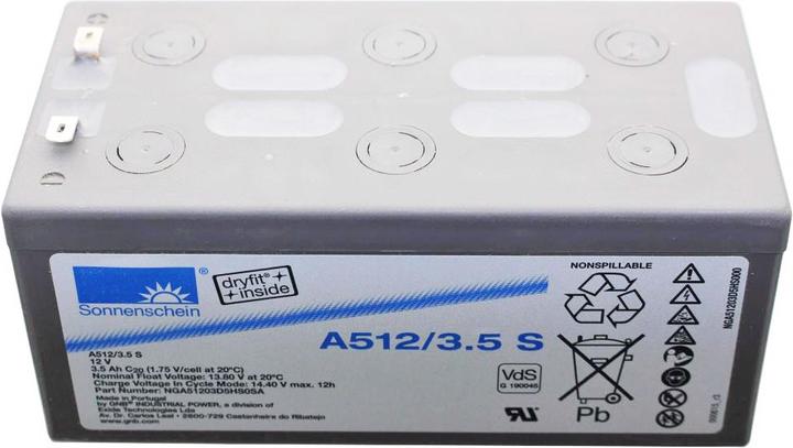 Actual product image Tadiran Battery Dryfit A512/3.5S, VdS No. G190045 (12 V, 3.50 Ah)