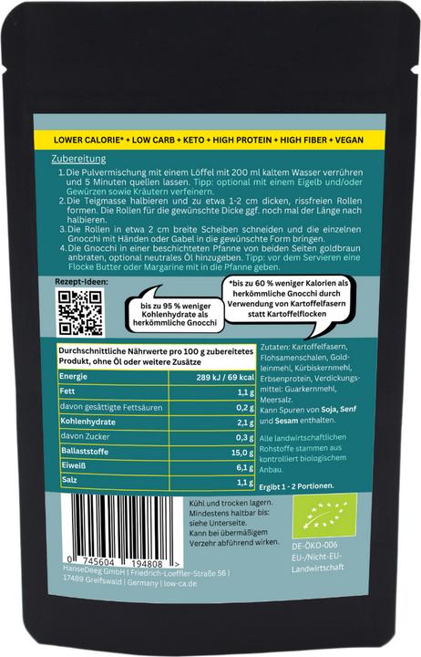 Produktbild Simply Keto Lower-Carb*Gnocchi (62 g)