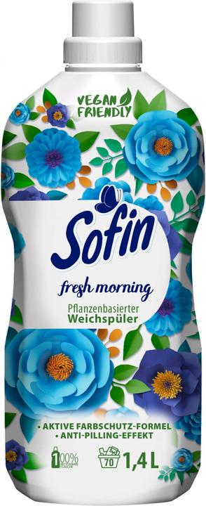 Actual product image Sofin vegan fabric softener fresh morning (70 Washing cycles, Liquid)