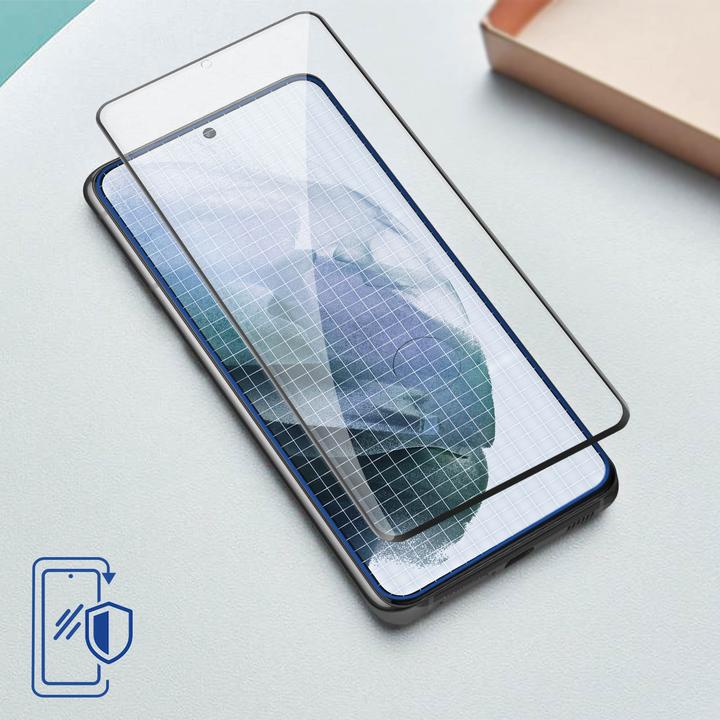 Actual product image 3MK Hardglass Max screen protector (1 Piece, Samsung Galaxy S21 5G)