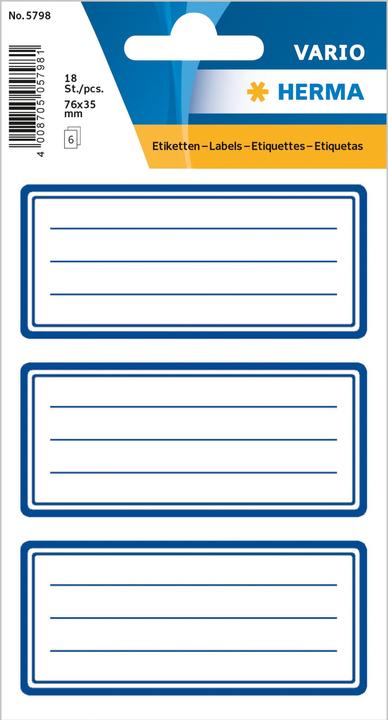 Actual product image HERMA Book labels