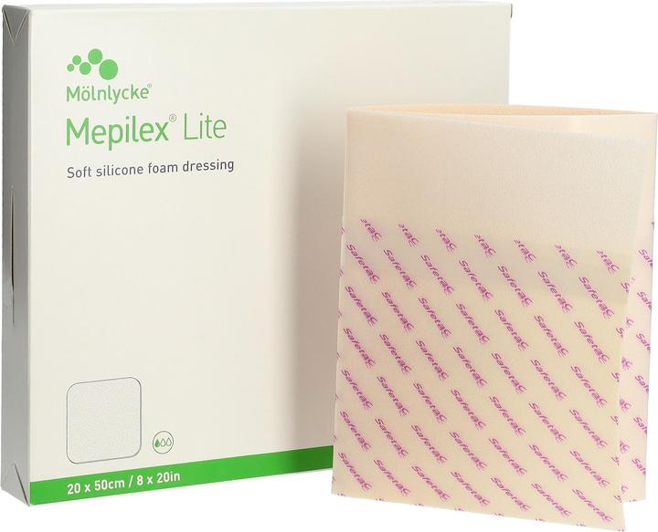 Produktbild Mepilex Lite Absorptionsverband 20x50cm Silikon (4 x)
