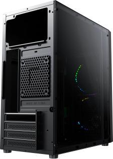 Actual product image Spirit Of Gamer Boitier Mini Tour Micro Atx Deathmatch 3 RGB Avec Panneaux Vitrés (Noir) (mATX)
