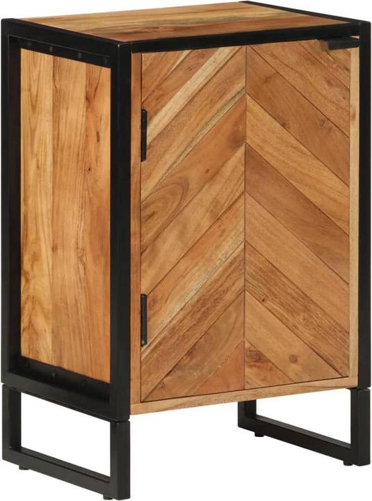 Produktbild VidaXL Badschrank Akazie und Eisen (40 x 30 x 60 cm)