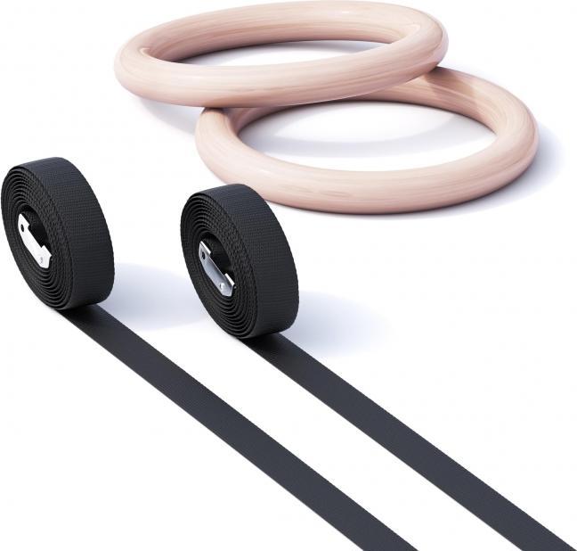 Actual product image Gorilla Sports Gymnastics rings