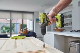 Actual product image Ryobi R18DD3-0 (Rechargeable battery operated)