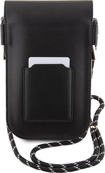 Actual product image Hello Kitty PU Smooth Leather Crossbody Case - black